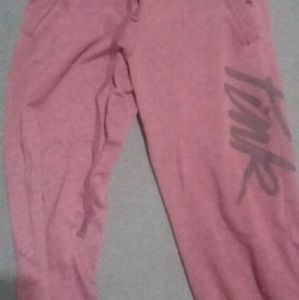Pink sweat pants
